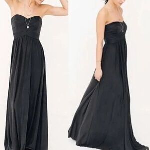 Urban Outfitters Kimchi Blue Strapless Maxi Dress - XS - Grey